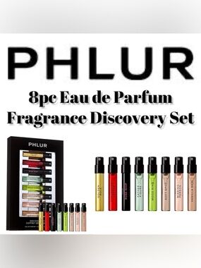 PHLUR - 8pc Eau de Parfum Fragrance Discovery Set - NEW